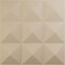 Ekena Millwork 11 7/8in. W x 11 7/8in. H Benson EnduraWall Decorative 3D Wall Panel Covers 0.98 Sq. Ft. WP12X12BEGBE - alternate 1